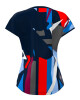 Dámské tričko BIDI BADU  New York 2024 Capsleeve Dark Blue/Red - thumb (1)