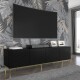 ARTBm TV stolek RAVENNA C 4D 200 | černá lesklá Provedení: Černá matná / černá lesklá / černá podnož - thumb (6)