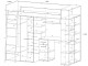 ArtCross Dětská rohová vyvýšená postel VERANA | dub artisan / zelená 90 x 200 cm Barva: Levá - thumb (3)