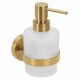 Sapho XR103GB X-Round Gold dávkovač mýdla 200 ml, mléčné sklo/zlatá - thumb (0)