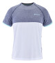 Pánské tričko Babolat  Play Crew Neck Tee Men White/Blue Heather XXL - thumb (0)