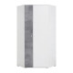 Meblar Šatní skříň SIGMA SI2 L/P Barva: beton/bílá/dub - thumb (1)