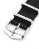 Řemínek Hirsch NATO Rush Recycle - černý - 20 mm - XL - Prodloužená délka - thumb (1)