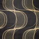 ArtFir Závěs FIELD K | černá/oranžová 140 x 250 cm - thumb (4)