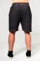 Pánské šortky Nebbia  Washed-off Gym Sweatshorts NO BS Black M - thumb (1)