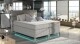 Artelta Manželská postel AMADEO Boxspring s LED osvětlením | 140 x 200 cm Barva: BAO 04 - Sawana 05 (šedá) - thumb (1)