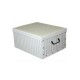 Compactor Skládací úložná krabice - karton box Compactor Anton 50 x 40 x 25 cm, bílá / šedá - thumb (0)