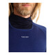 Pánské tričko Icebreaker Merino 200 Oasis Sonebula LS High Neck Mid Navy/Royal Navy/Snow/Cb M - thumb (4)