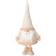 Vánoční dekorace Santa, teleskop. nohy , 112 cm, zlatá / krémová - thumb (2)
