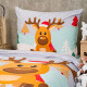 4Home Bavlněné povlečení Christmas reindeer, 140 x 200 cm, 70 x 90 cm - thumb (2)