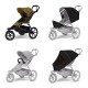 Sportovní kočárek Thule Urban Glide 3 Nutria green + madlo + pláštěnka + moskytiéra - thumb (0)