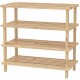 Kesper 69724 Botník se 4 policemi, světlá, 54 x 52 x 26 cm - thumb (0)