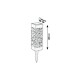 Rabalux 8949 Mora Solární LED zapichovací svítidlo, černá - thumb (4)