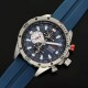 Vostok Europe Almaz Multifunctional Line YM26-320A652S - Černý silikonový řemínek - thumb (4)