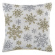 Dakls Povlak na polštář Snowflakes bílá 40 x 40 cm - thumb (0)