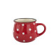 Keramický hrnek Dots 230 ml, červená, 230 ml - thumb (0)