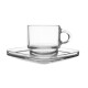 Orion Sada skleněných hrnků s podšálkem Cozy 6 ks, 0,091 ml, 91 ml - thumb (2)