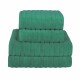Forbyt Osuška mikrobavlna DELUXE tmavě zelená, 70 x 140 cm - thumb (1)