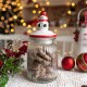 Altom Skleněná dóza s keramickým víčkem Snowman 900 ml - thumb (1)