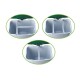 Denox Ecologic pedálový odpadkový koš 50 l, plast, modrý - thumb (1)