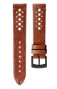 Kožený řemínek Biatec | Hnědý Racing - 20 mm - Bez spony - thumb (3)