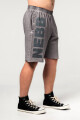 Pánské šortky Nebbia  Washed-off Gym Sweatshorts NO BS Light Grey M - thumb (2)