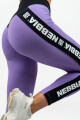 Dámské legíny Nebbia ICONIC Leggings high waist purple L - thumb (2)