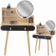 ArtJum Toaletní stolek SCANDI černá | CM-324299 - thumb (1)