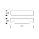 Panlux PN42100014 Zahradní LED nástěnné svítidlo Bloco šedá, 10 W - thumb (3)