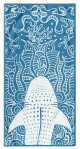 ArtFlhf Plážová osuška SHARK BLUE | 90 x 180 cm - thumb (3)
