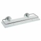 SAPHO XR607 X-Round E skleněná polička s výklopnou hrazdou 30 x 13 cm - thumb (0)