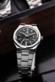 Nivada Grenchen F77 Black Date 69000A77 - Canvas Velcro Strap - thumb (11)