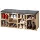 Kesper 15920 Botník s podsedákem, dekor dub, 103,5 x 48 x 29,5 cm - thumb (0)
