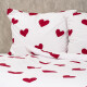 4Home Bavlněné povlečení Red Hearts, 160 x 200 cm, 70 x 80 cm - thumb (4)