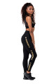 Dámské legíny Nebbia Intense Leggings Gold Classic 801 black XS - thumb (5)