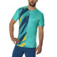 Pánské tričko Mizuno  Shadow Graphic Tee Turquoise M - thumb (2)