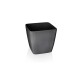 Flower Lover Obal na květináč Quadrato Easy antracit, 18 cm - thumb (0)