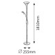 Stojací lampa Rabalux Beta 4076 bronzová - thumb (2)