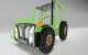 Artplast Dětská postel TRAKTOR | zelený 90 x 190 cm - thumb (2)