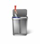 Pedálový odpadkový koš Simplehuman na tříděný odpad  – 58l (34/24), matná ocel, FPP - thumb (5)