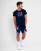 Pánské tričko BIDI BADU  New York 2024 Chill Tee Dark Blue/Red - thumb (2)