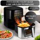 ProfiCook FR 1286 H horkovzdušná fritéza s grafickým displejem a dotykovým senzorem, 6,5 l - thumb (6)