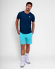 Pánské tričko BIDI BADU  Twiggy Crew Two Colored Tee Dark Blue/Mint XL - thumb (2)