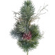 Větvička ojíněná borovice, 46 cm - thumb (1)