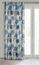 ArtFir Závěs MALTA K | modré listy 140 x 250 cm - thumb (2)