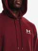 Pánská mikina Under Armour  Essential Fleece Hoodie-RED L - thumb (2)