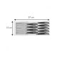 TESCOMA zásobník na nože FlexiSPACE 370 x 148 mm, pro 9 nožů  - thumb (1)