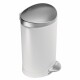 Simplehuman Pedálový půlkulatý koš 6 l, bílá - thumb (0)