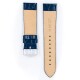 Řemínek Hirsch Crocograin - modrý - 20 mm - M – Střední délka - 18 mm - Stříbrná - thumb (2)