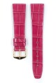 Řemínek Hirsch Prestige Alligator - tmavě růžový, lesk - 15 mm - M – Střední délka - 14 mm - Rose Gold - thumb (1)